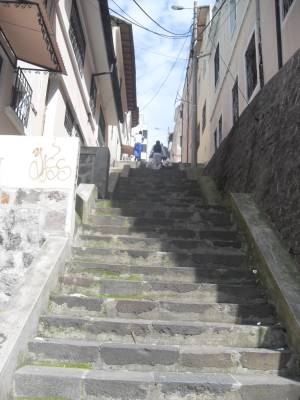 sidestreet up from Los Rios