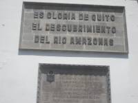 Quito's claim to discovery of the Amazon River